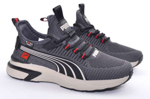 Sport + PM DB1341-2 Кроссовки т.сер текстиль