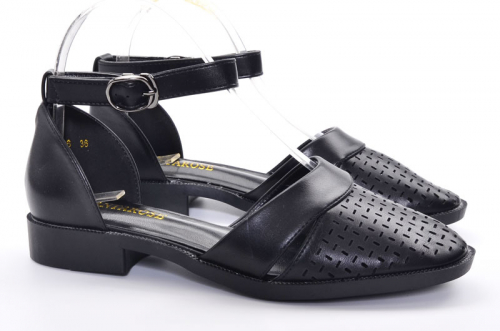 Santarose D602-6-МП/Z Туфли женские чер иск кожа