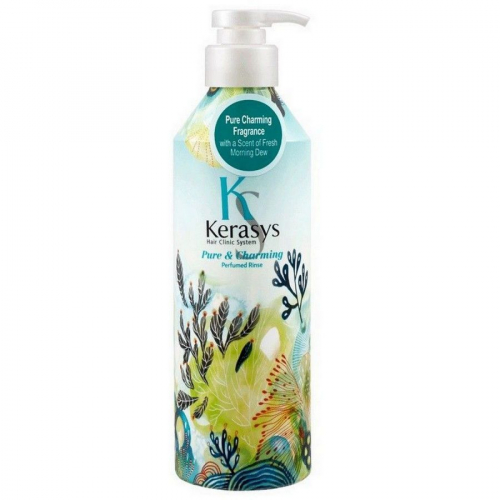 KeraSys Кондиционер для сухих и ломких волос / Pure&Charming Perfumed Rinse, 400 мл