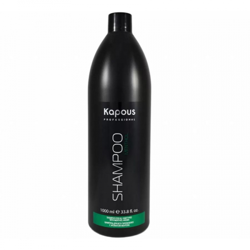 Kapous Шампунь для всех типов волос с ароматом ментола / Professional, 1000 мл