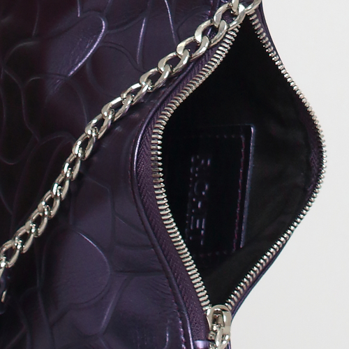 Женская кожаная сумка Richet 2480LND 669 Фиолетовый
