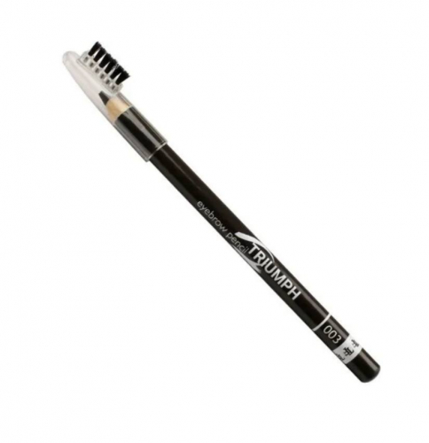 Триумф tf Карандаш для бровей eyebrow pencil Triumf 003 насыщенный коричневый Запайка 10шт. 50035 Ч