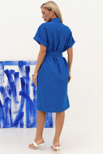 Ст.цена 3350р Платье-рубашка 65106 синий
