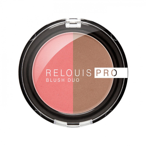 RELOUIS/Румяна компактные Relouis Pro Blush Duo 5г №204 juicy peach/sun kissed