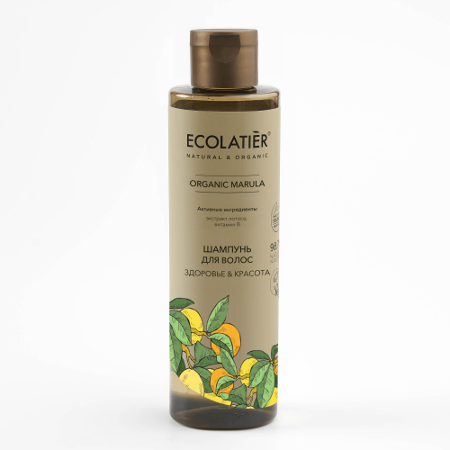 Ecolatier Organic Farm Green Marula Oil Шампунь для волос Здоровье+Красота 250мл 172644