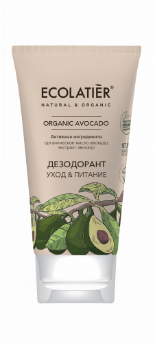 Ecolatier Organic Farm Green Avocado Oil Дезодорант Уход+Питание 40мл 172873