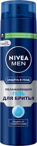 Nivea гель для бритья для чувствительной кожи увлажняющий, 200 мл