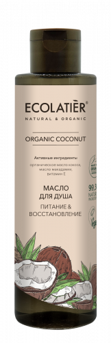 Ecolatier Organic Farm Green Coconut Oil Масло для душа Питание+Восстановление 250мл 173795
