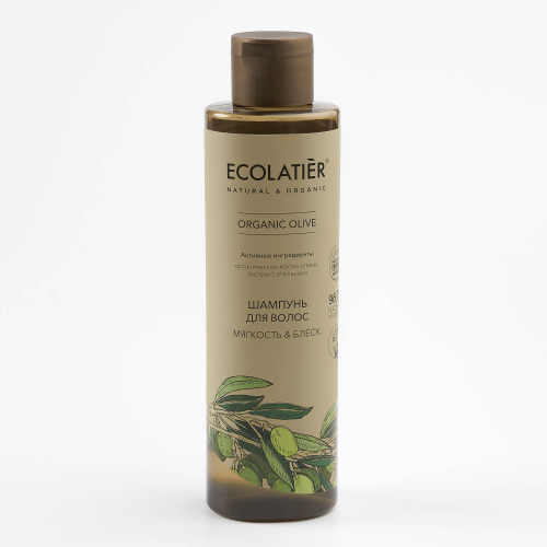 Ecolatier Organic Farm Green Olive Oil Шампунь для волос Мягкость+Блеск 250мл 172637