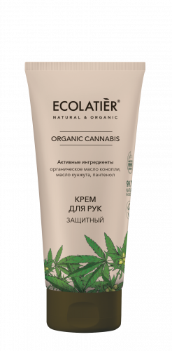 Ecolatier Organic Farm Green Cannabis Oil Крем для рук Защитный 100мл 173757