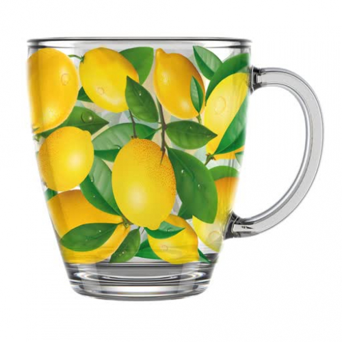 Кружка для чая 350 мл, Лимоны