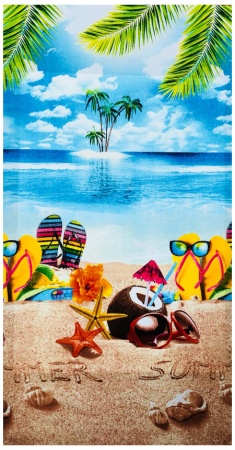 Полотенце вафельное банное ОТПУСК р-р 80х150