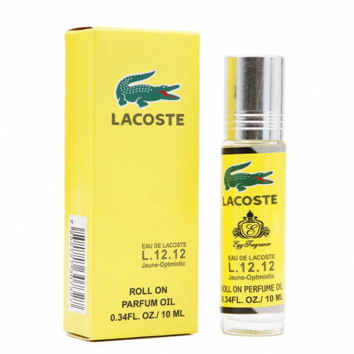 Духи с феромонами Lacoste L.12.12 Yellow Jaune-Optimistic 10 ml (копия)