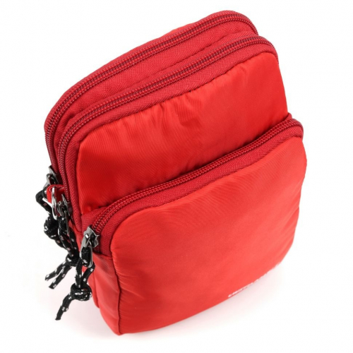 Маленькая спортивная текстильная сумка кросс-боди 407 РедОранж