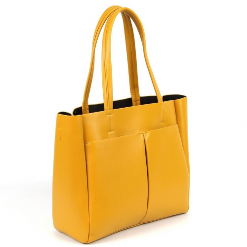 Женская сумка шоппер из эко кожи 894167 Елоу