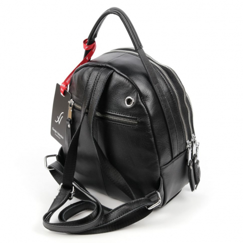 Женский кожаный рюкзак SV-13060 Блек