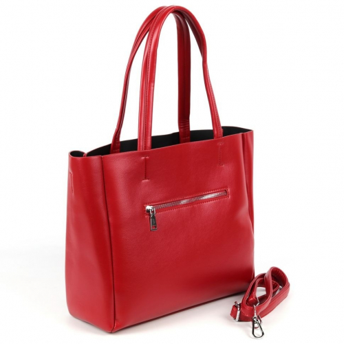 Женская сумка шоппер из эко кожи 894167 Ред