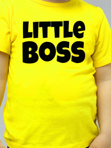 Рубашечка Little Boss / Желтая