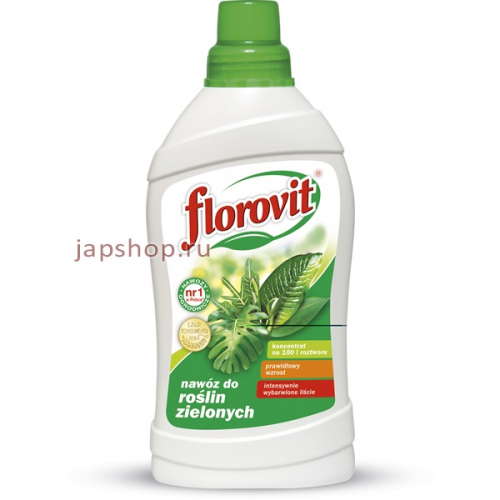 Florovit Жидкое удобрение для лиственных растений, 1л (5900498008166)