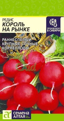 Редис Король на Рынке (2 г) Семена Алтая