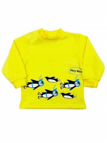 Рубашечка Пингвины / Желтый