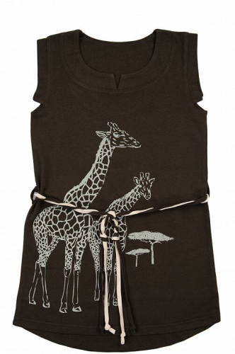 Платье Жирафы / Хаки