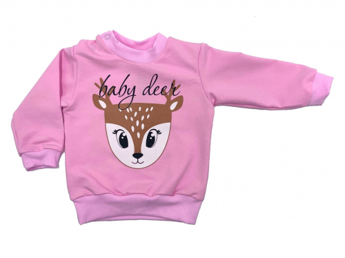 Рубашечка (толстовка) Deer / Розовая
