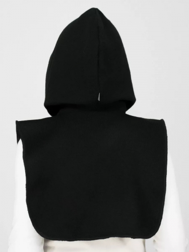 Капор зимний женский Элина (Цвет черный), Один размер