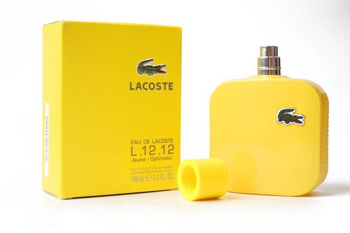 Мужская парфюмерия   Lacoste L.12.12 Jaune Optimistic for men 100 ml