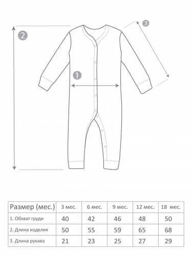 К-014 Комбинезон р3-18м