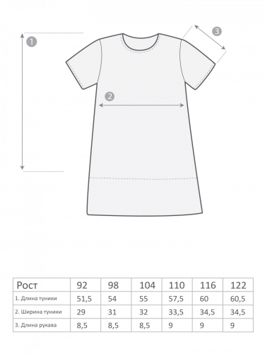 М-1754 Туника 92-122 6шт