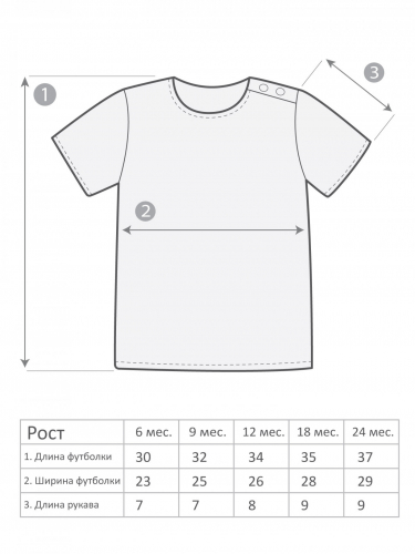 Ф-007 Футболка  р6-24м