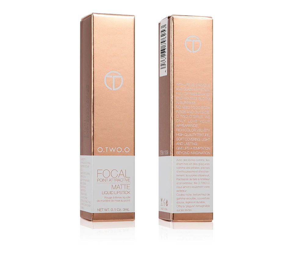 Матовый блеск O.TWO.O Matte liquid lipstick №11 (1009) 3 ml