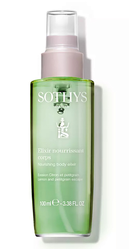 Sothys Насыщенный эликсир для тела с лимоном и петигрейном Nourishing Body Elixir Lemon And Petitgrain Escape, 100 мл