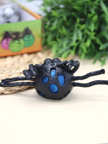 Мялка - антистресс «Spider metallic», mix
