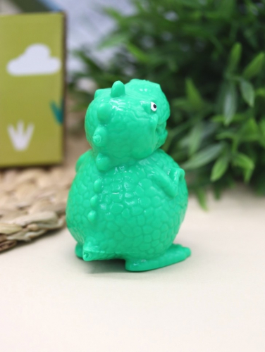 Мялка - антистресс «Dino metallic», green