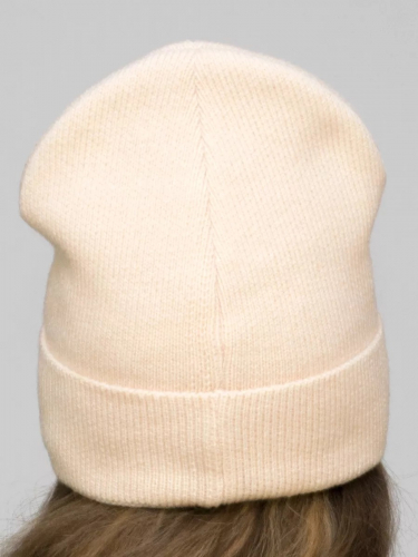 Комплект зимний для девочки шапка+снуд Милана (Цвет светло-бежевый), размер 52-54; 56-58