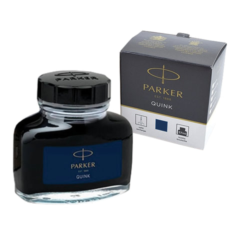 Чернила PARKER “Bottle Quink“, объем 57 мл, синие, 1950376
