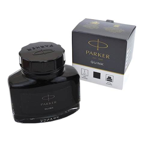 Чернила PARKER “Bottle Quink“, объем 57 мл, черные, 1950375