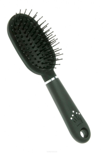Dewal Beauty Расчёска массажная для волос «Шарм» мини DBH2351, черный