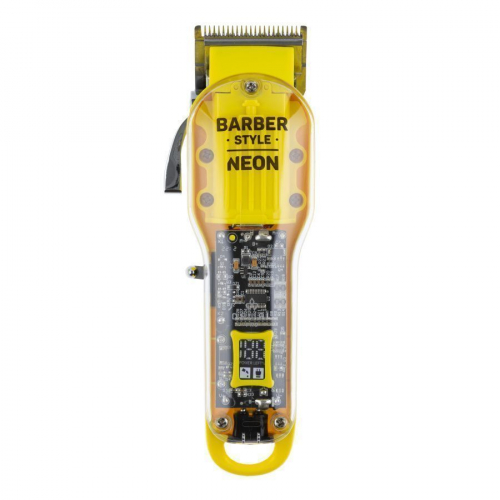 Dewal Машинка для стрижки волос / Barber Style Neon Yellow аккум.\сет., 6000 об.\мин., нож 45 мм, 0,8-2,0 мм