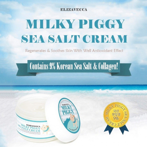 Elizavecca Омолаживающий крем с морской солью / Milky Piggy Sea Salt Cream, 100 мл