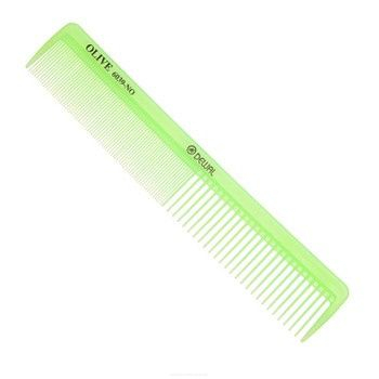 Dewal Расческа рабочая для волос / Olive CO-6039, пластик, 21 см, зеленый