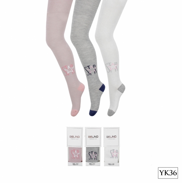 Колготки детские YK-36 Belino АССОРТИ Сетка