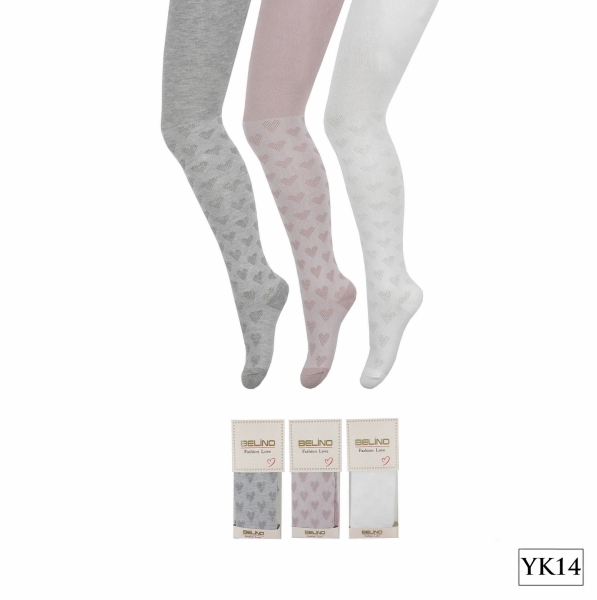 Колготки детские YK-14 Belino Ажурные  АССОРТИ 1