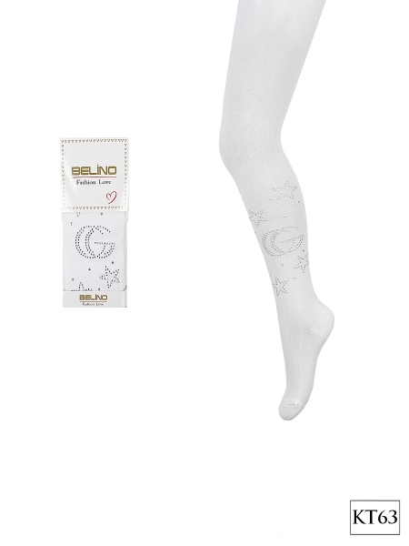 Колготки детские KT-63 Belino БЕЛЫЙ