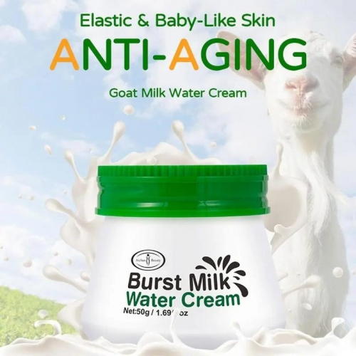 AICHUN BEAUTY  Крем для лица Burst GOAT MILK Water Cream Увлажняющий МОЛОЧНЫЕ ПУЗЫРЬКИ (Козье Молоко)  50г  (AC-3185)