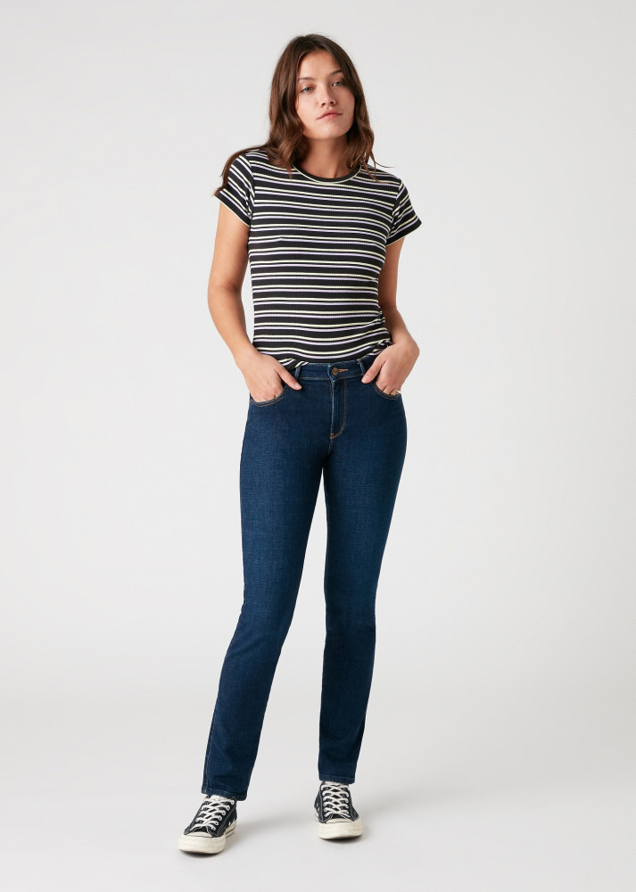 Джинсы женские SLIM NIGHT BLUE, WRANGLER