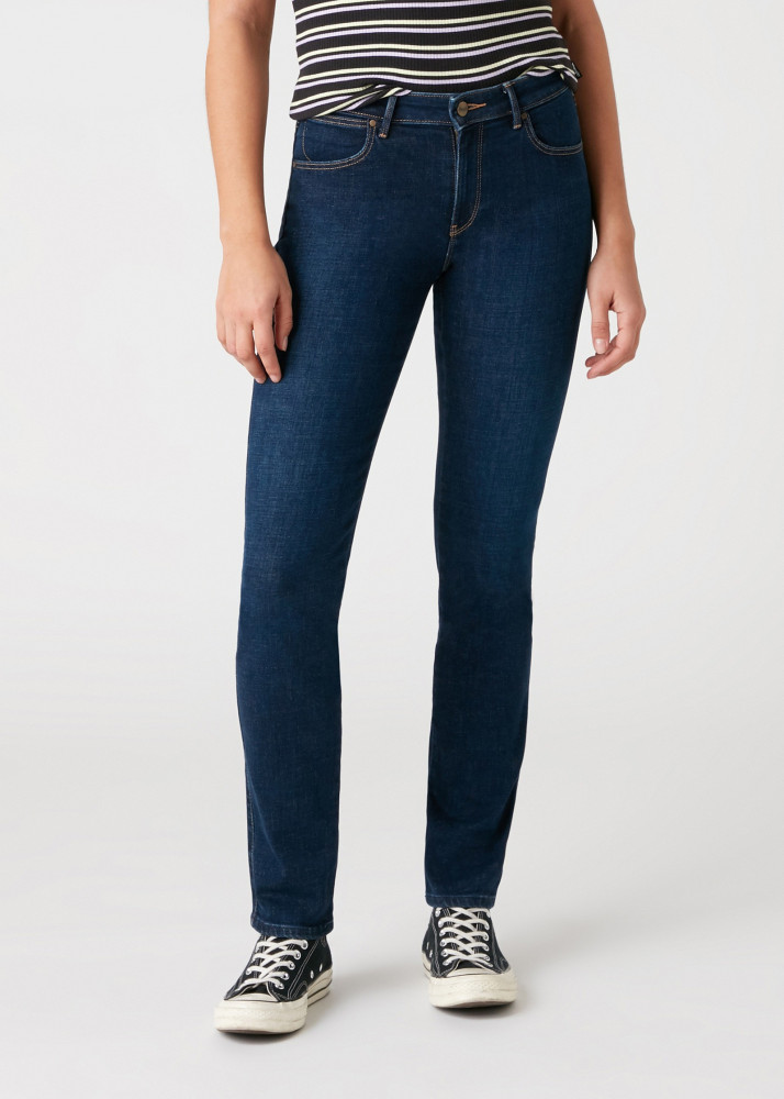 Джинсы женские SLIM NIGHT BLUE, WRANGLER
