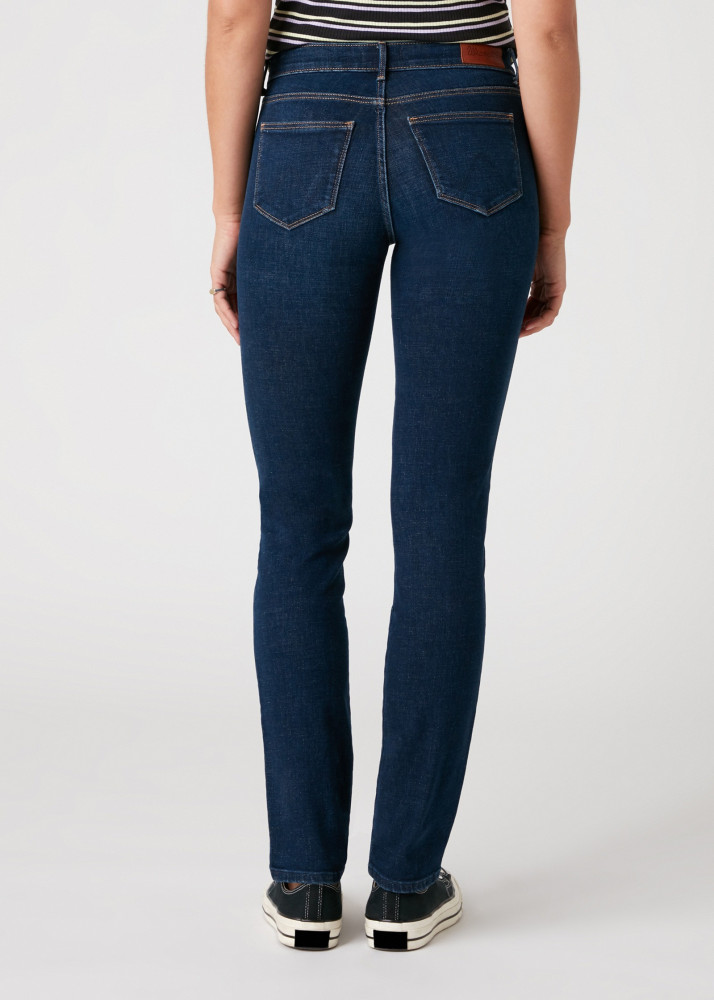 Джинсы женские SLIM NIGHT BLUE, WRANGLER